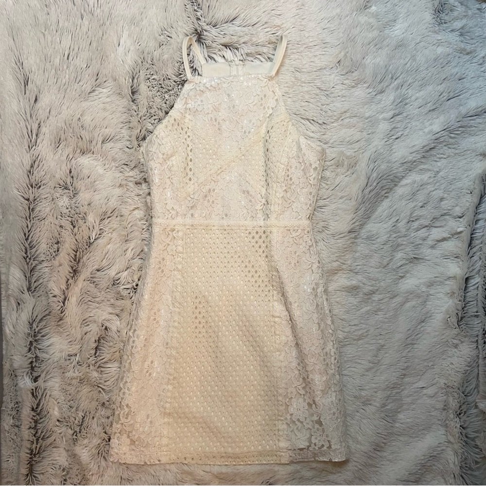 White Mustard Seed Dress